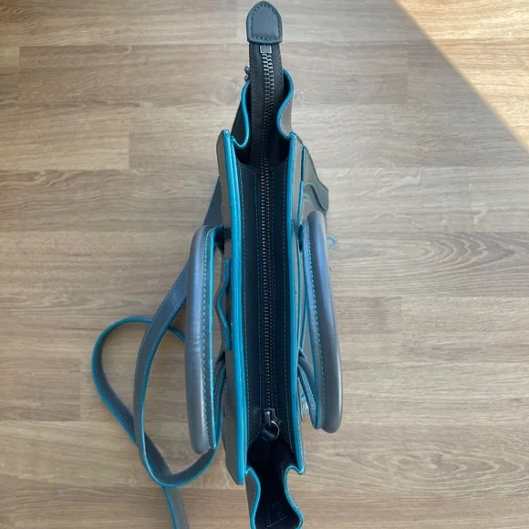 Celine Nano Luggage Tote Leather Handbag Made in Italy - Picture 9 of 15